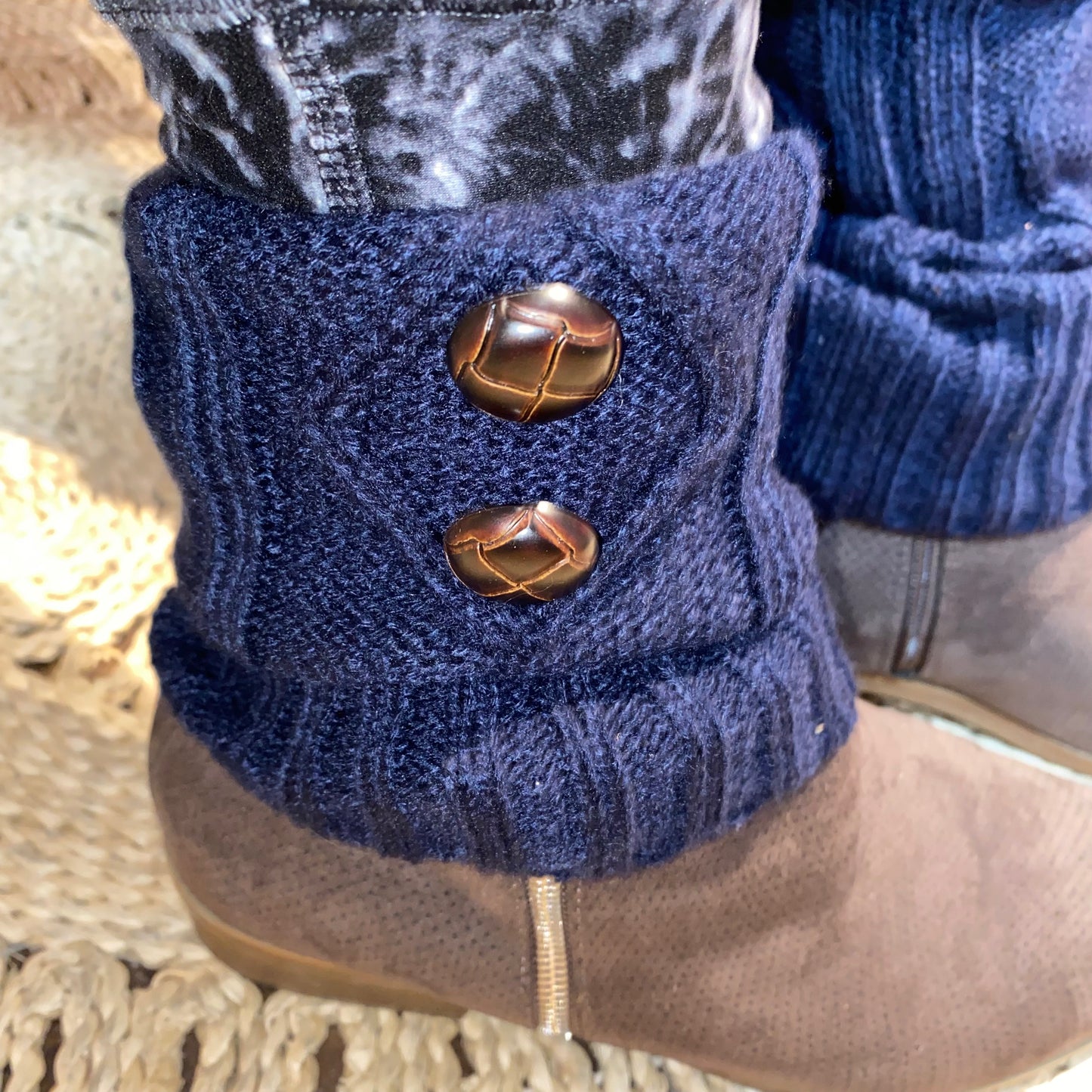 Boot Cuffs | Short Knitted Leg Warmers