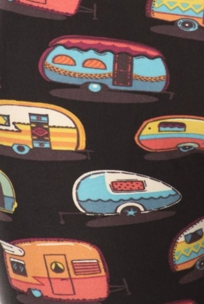 Leggings de acampada de remolque vintage