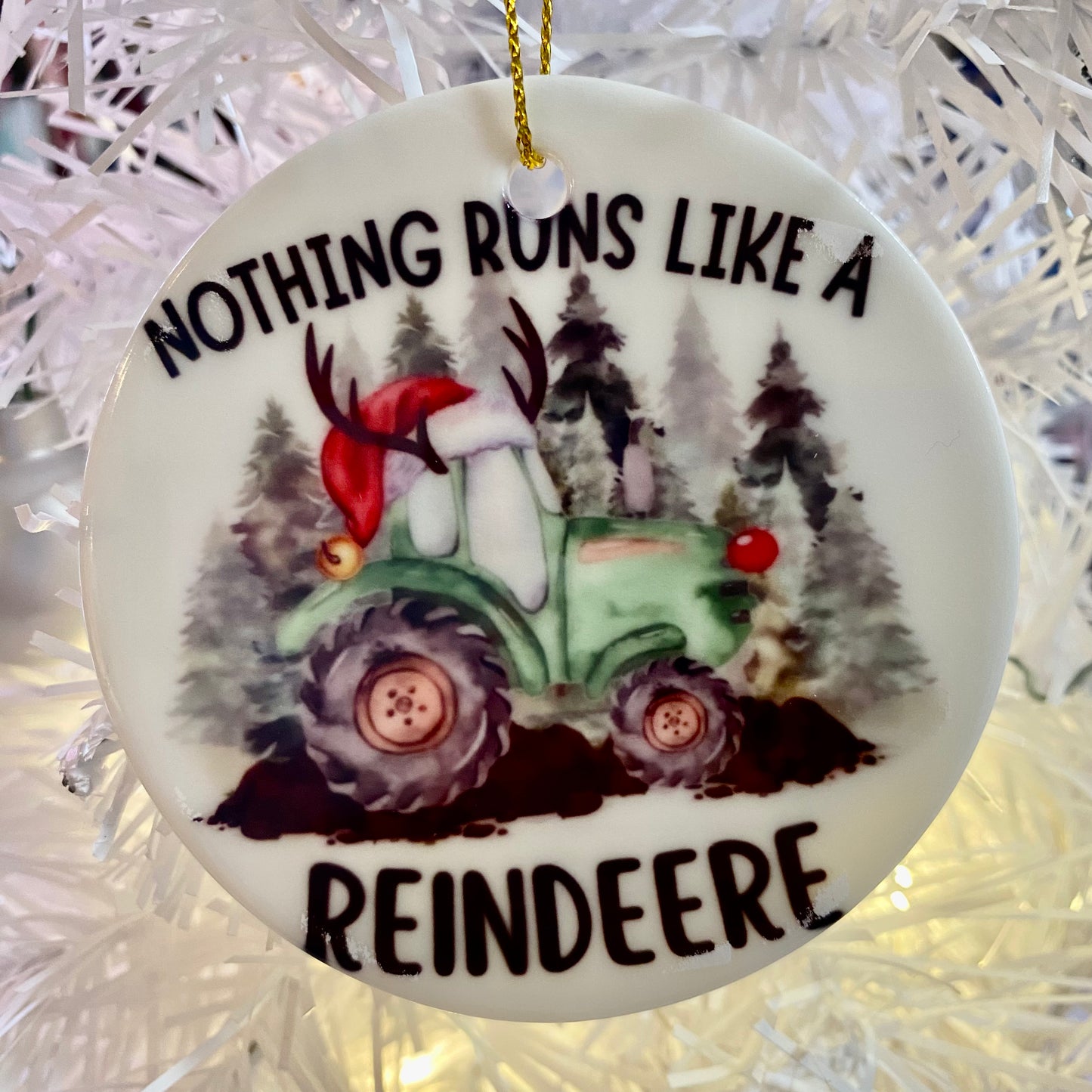 Reindeere Christmas Ornament Tree Hanger