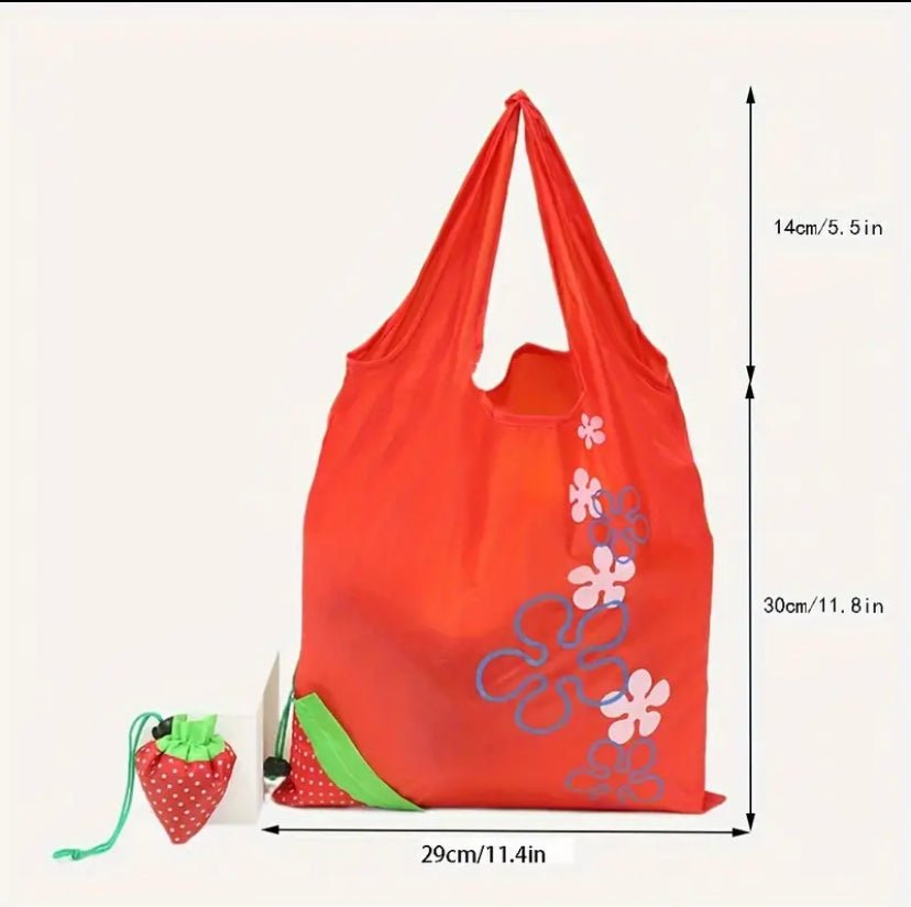 Strawberry ReUseable Shopping Tote