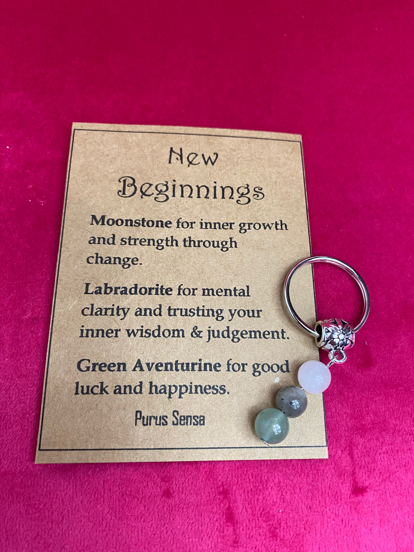 New Beginnings Keychain