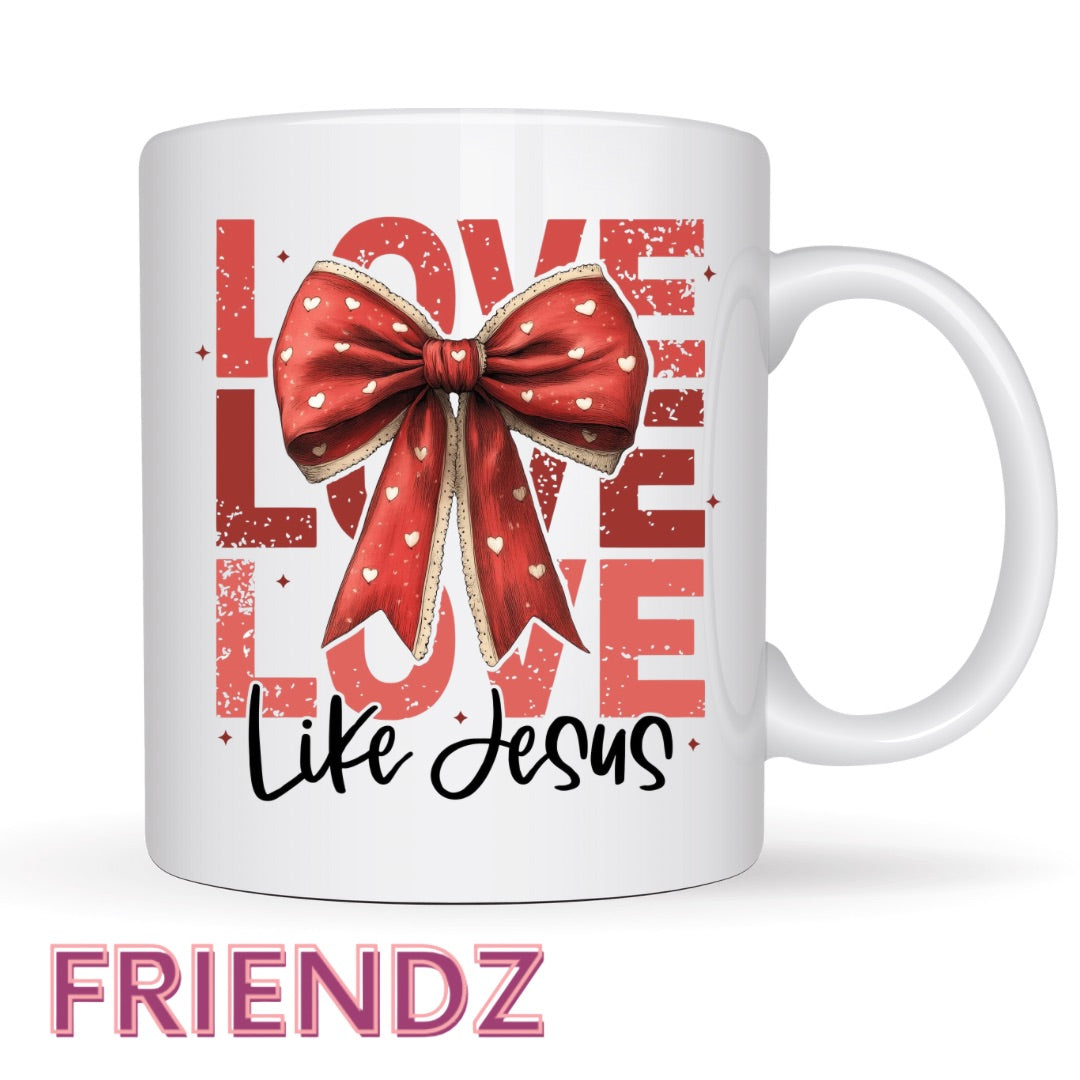 Love Like Jesus Valentine Mug