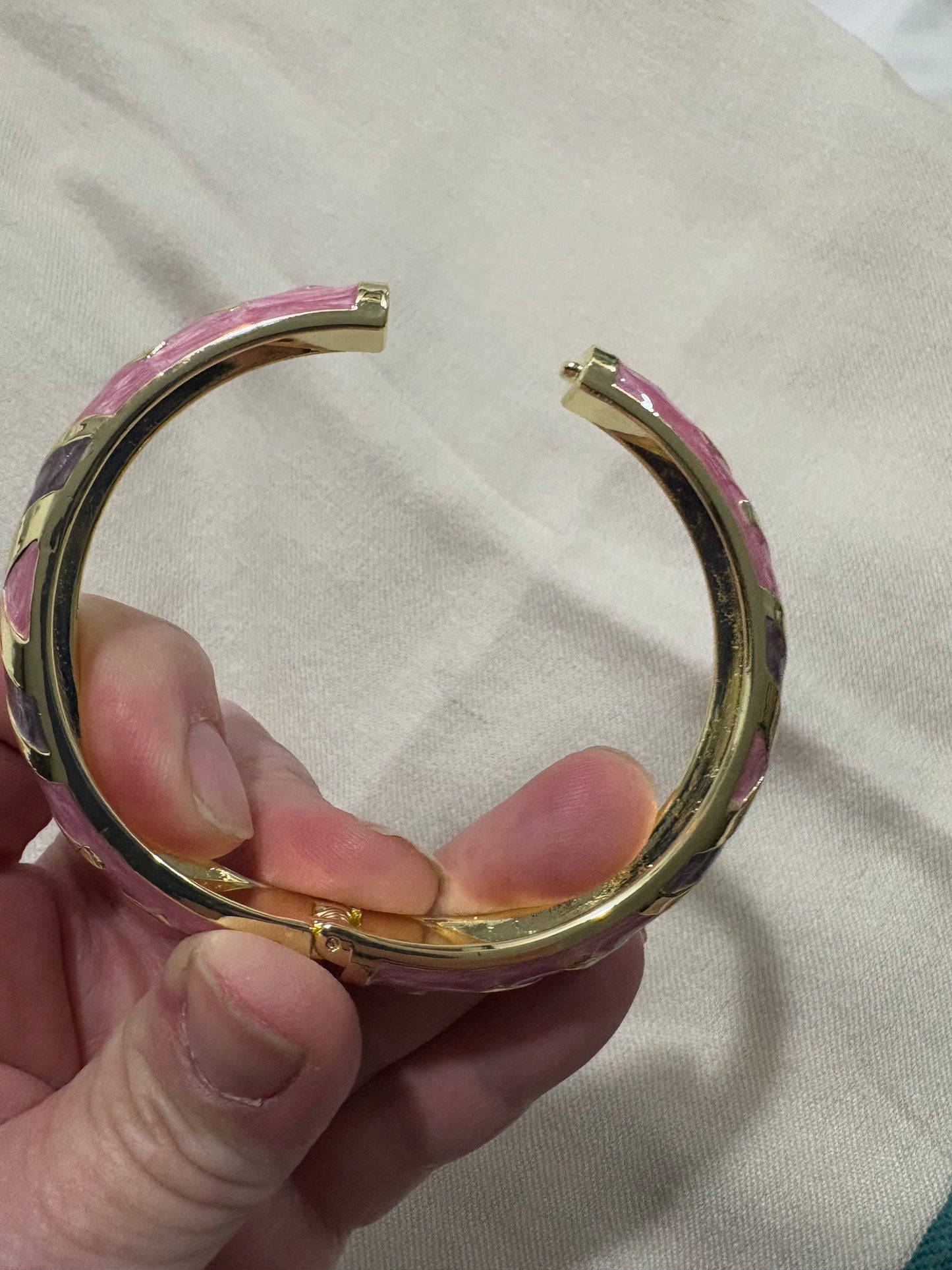 Chevron Bangle Bracelet