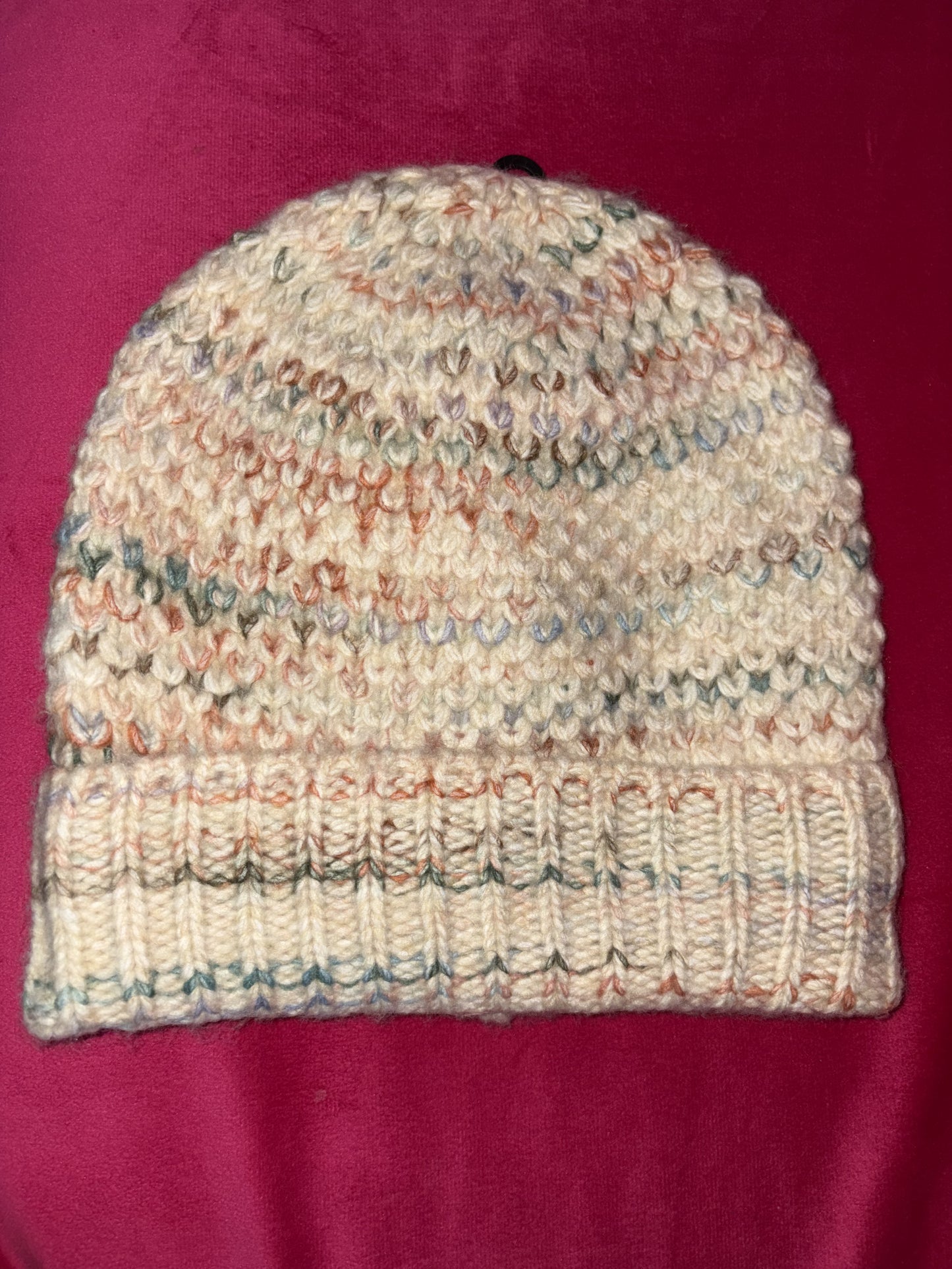 FINAL SALE Birdseye Cream Fleece Lined Toque (2 Colors)