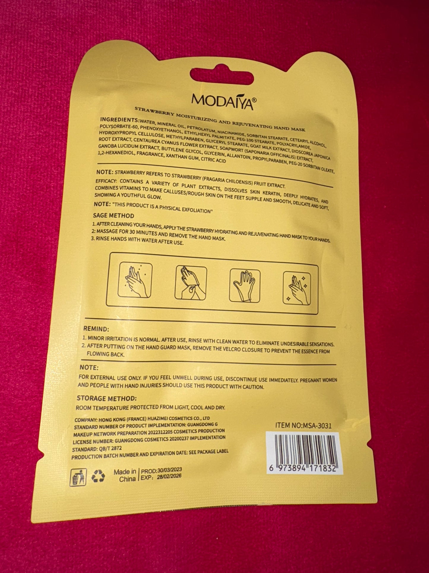 Hand Sheet Mask - Bath & Body