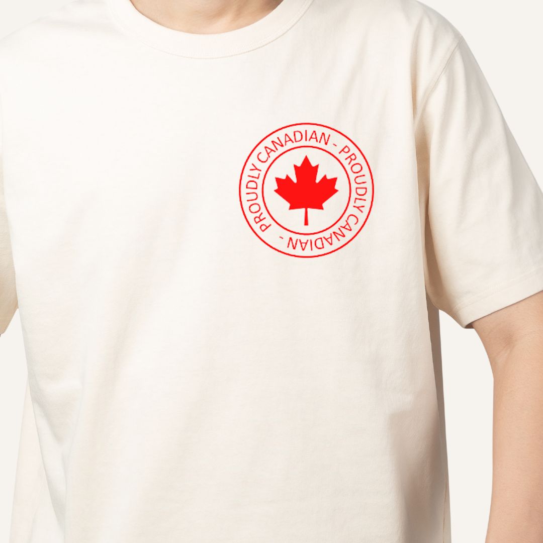 Proudly Canadian Graphic Tee Shirt
