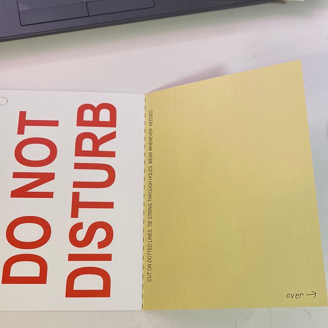 Do Not Disturb Birthday Greeting Card