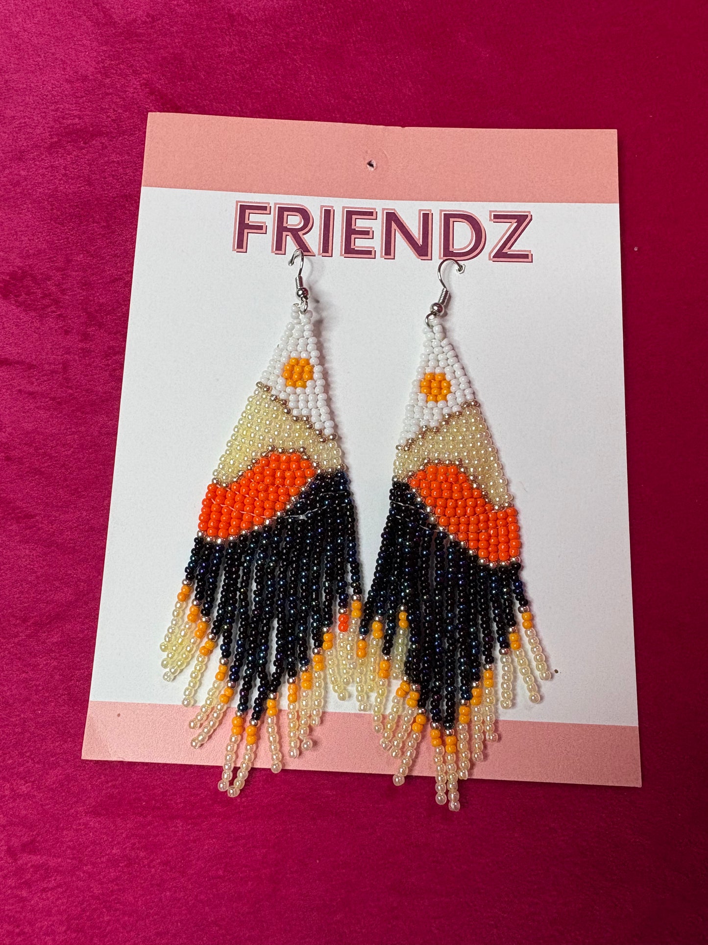 Morning Sun Beaded Earrings