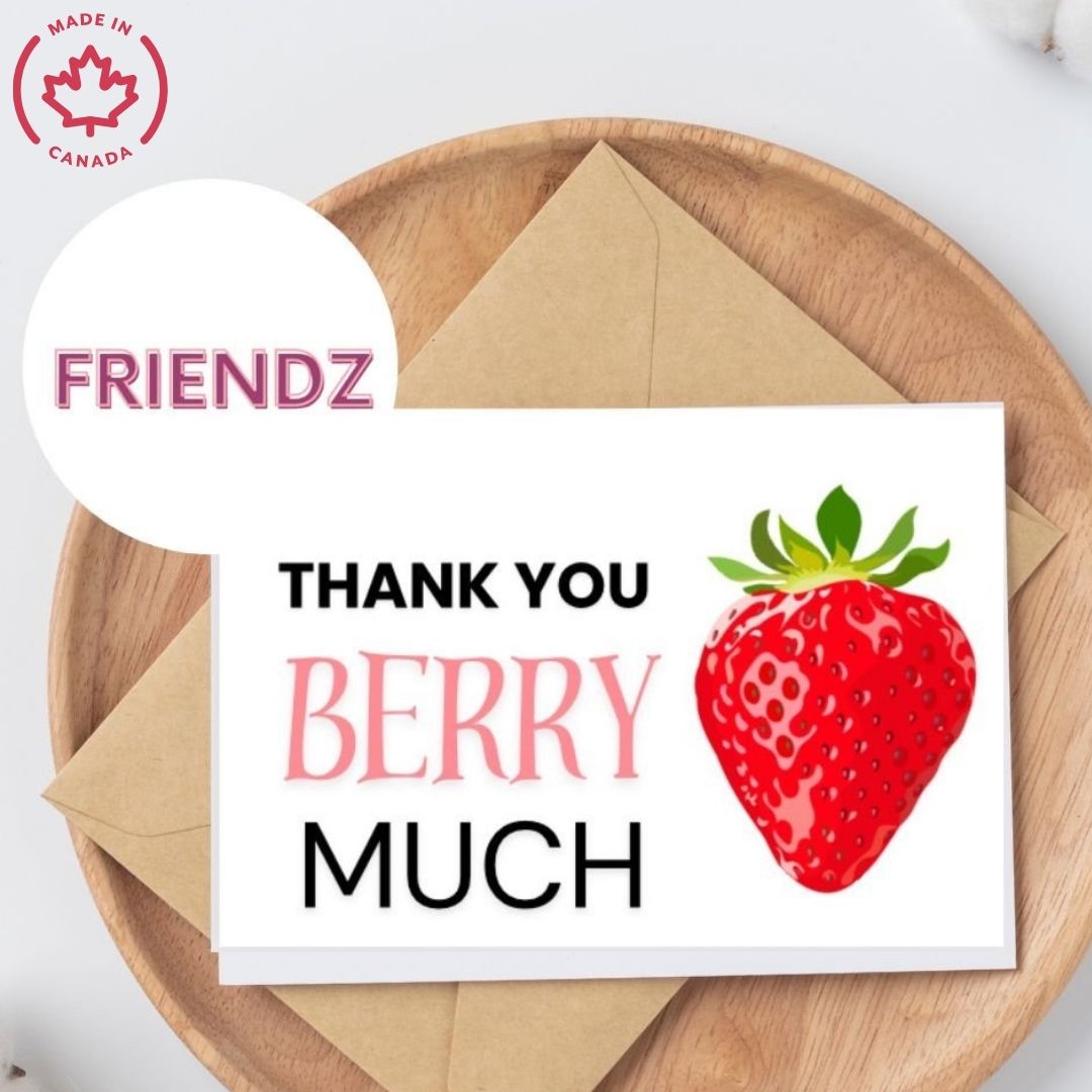 Thank You Berry Much | Greeting Card