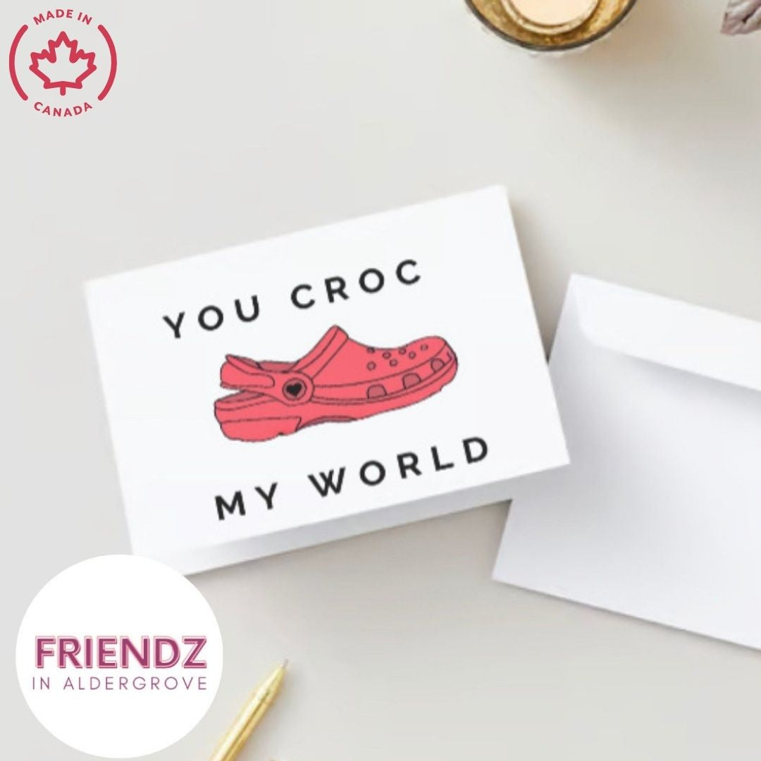 Croc My World Greeting Card