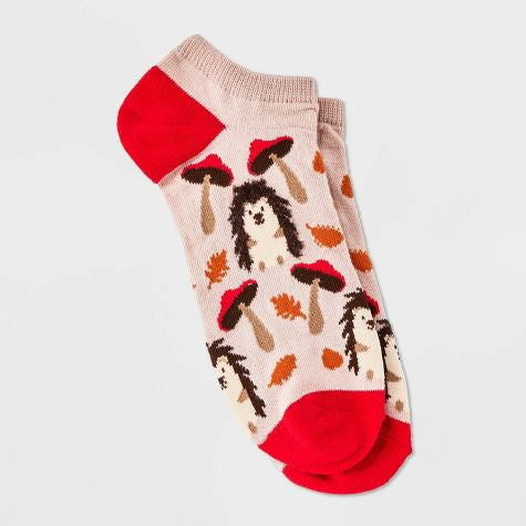 Hedgehog Mushroom Socks