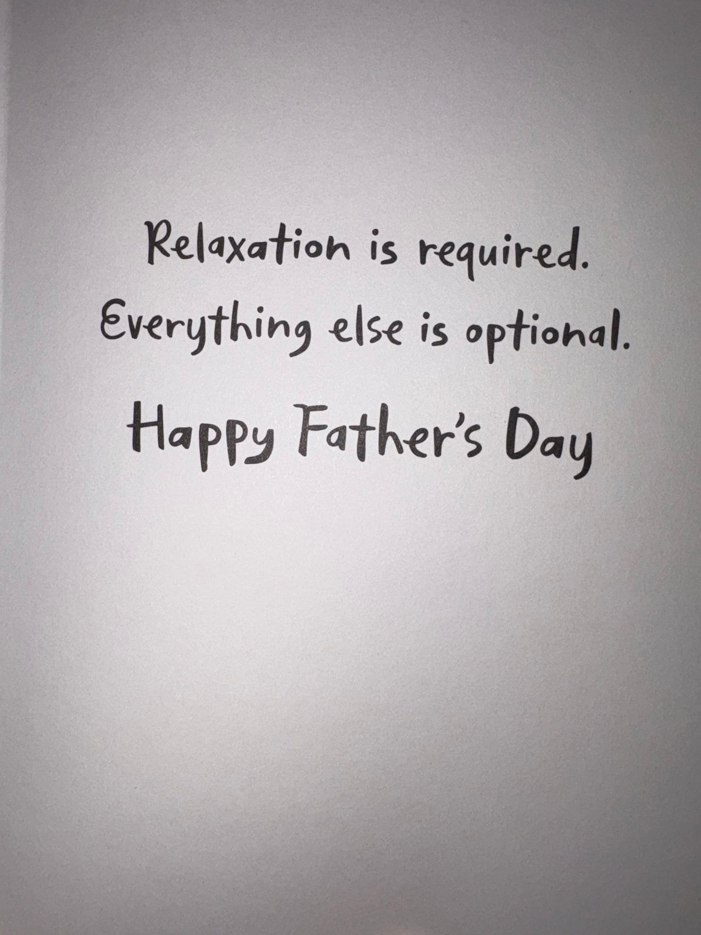 It’s you day to kick back! | Fathers Day Greeting Card