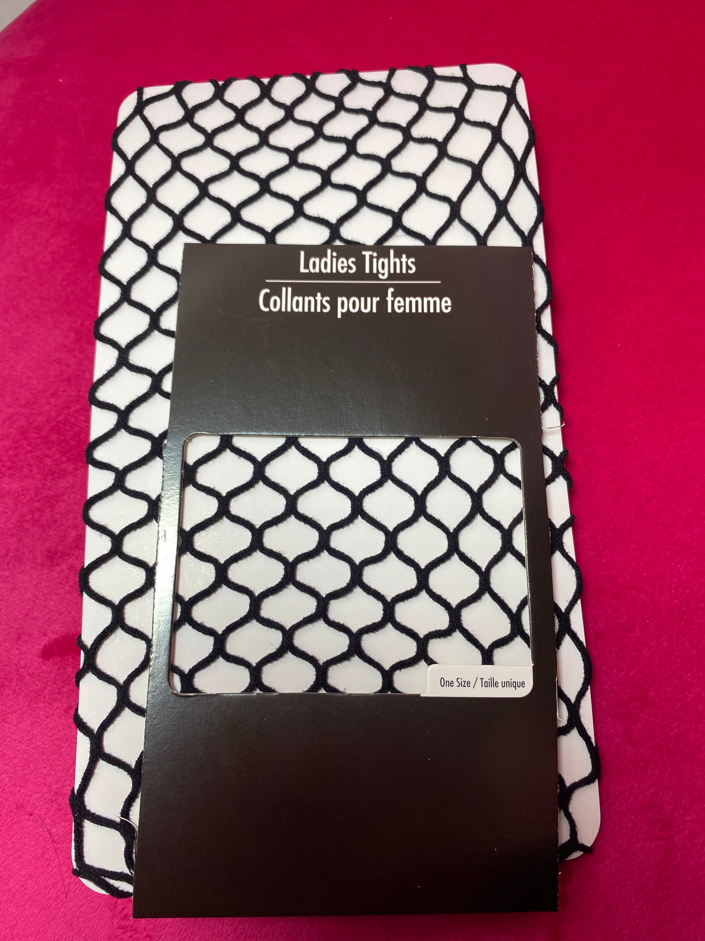 Black Fishnet Stocking O/S