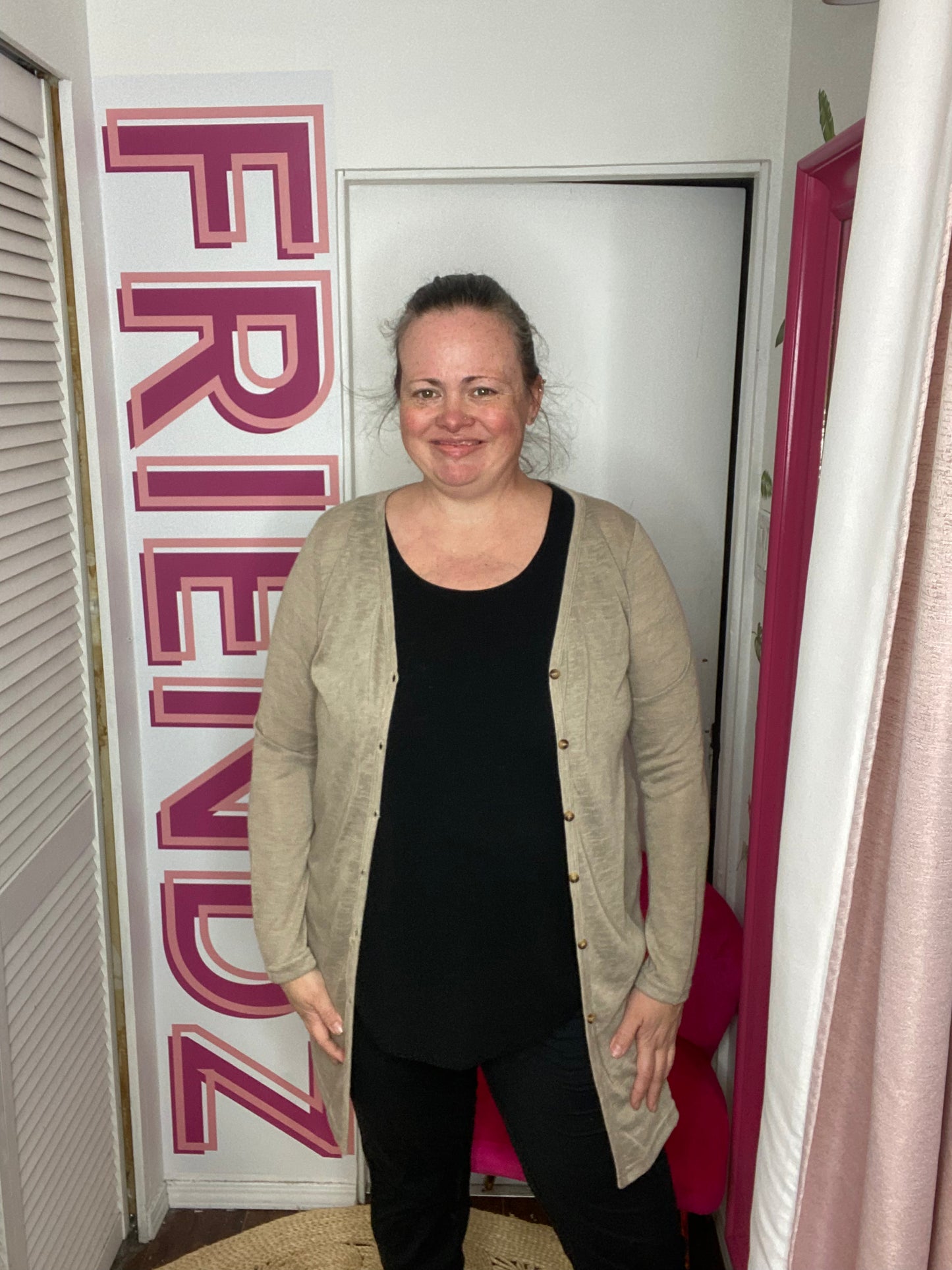VENTE FINALE Haut cardigan boutonné PETIT modèle