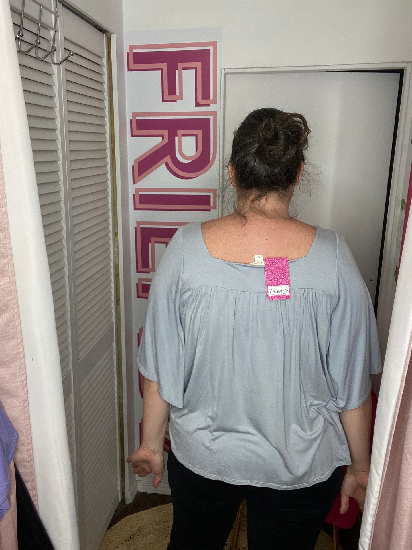 FINAL SALE Solid Poncho Top