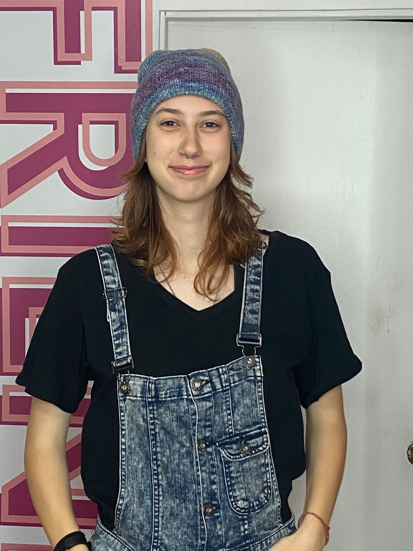 Rainbow Knit Toque Hat (2 Colours)