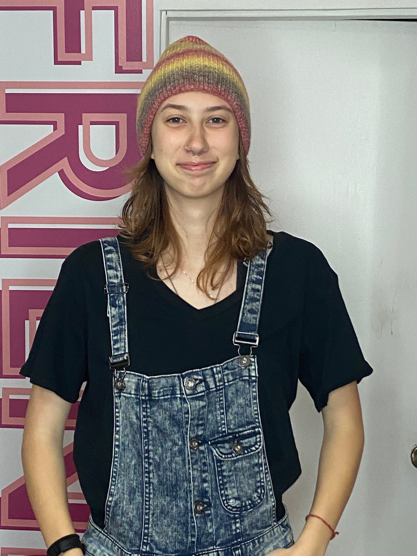 Rainbow Knit Toque Hat (2 Colours)