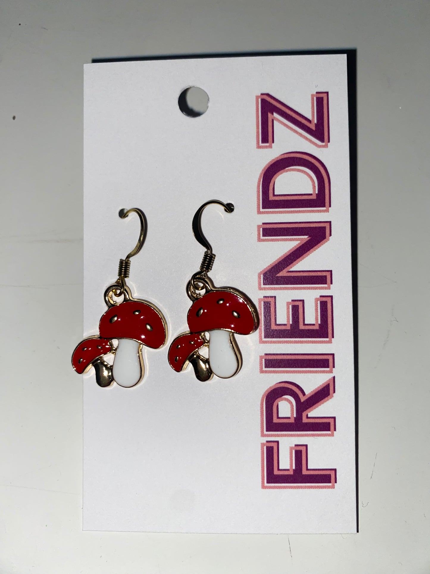 Mushroom Hook Earrings