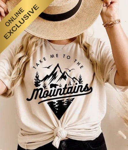Llévame a la camiseta de las montañas