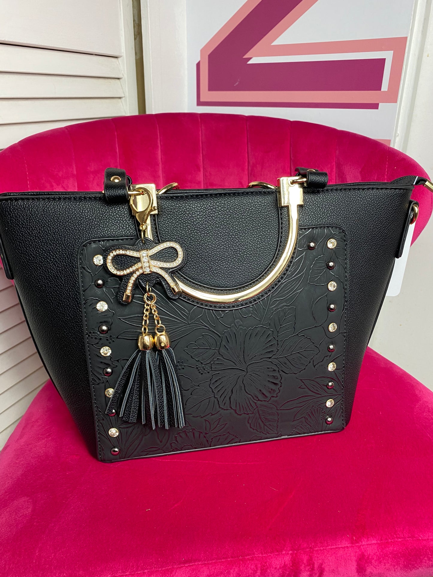 Full Size Satchel Purse Shoulder Bag (2 Colours)