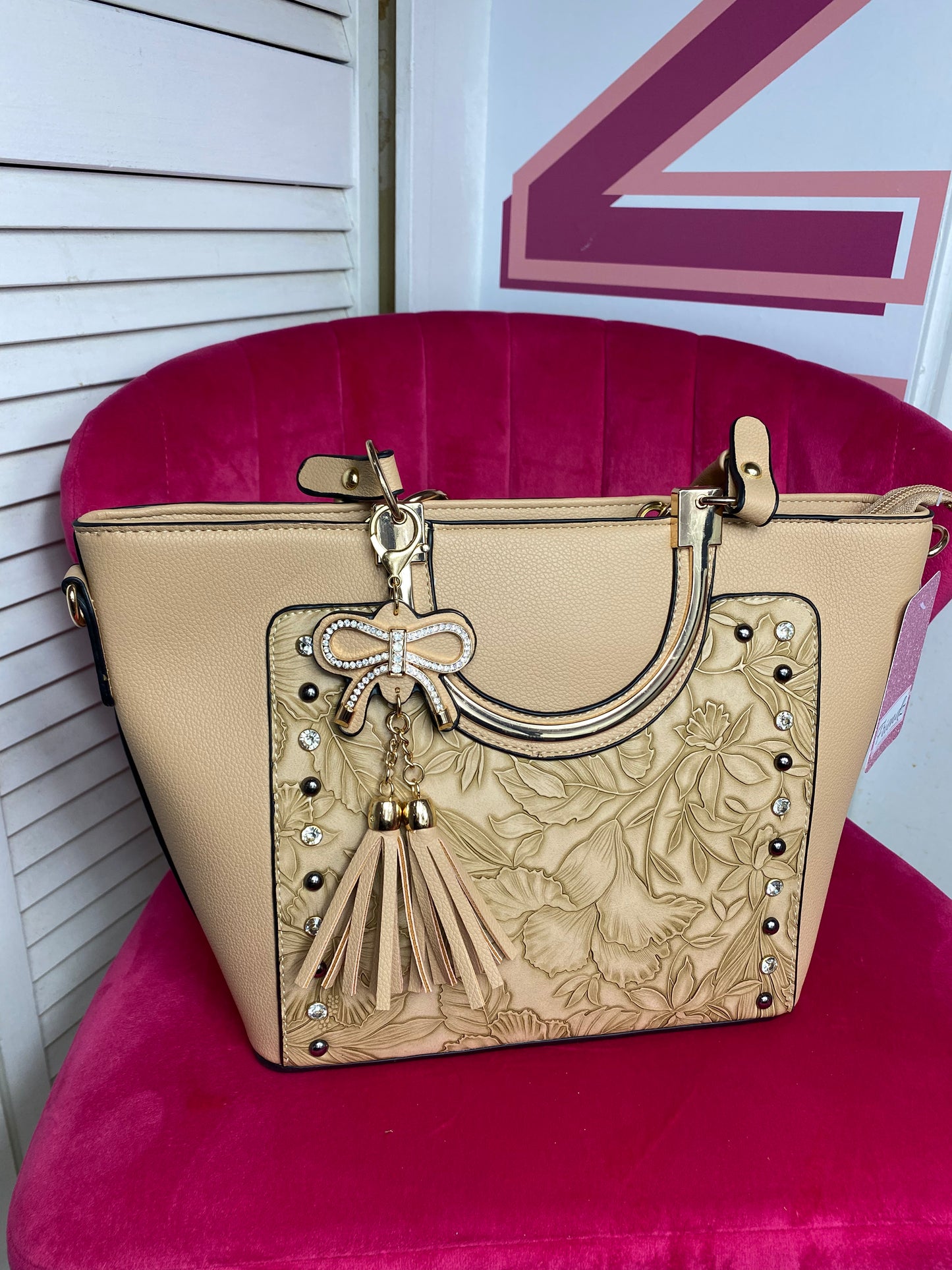 Full Size Satchel Purse Shoulder Bag (2 Colours)