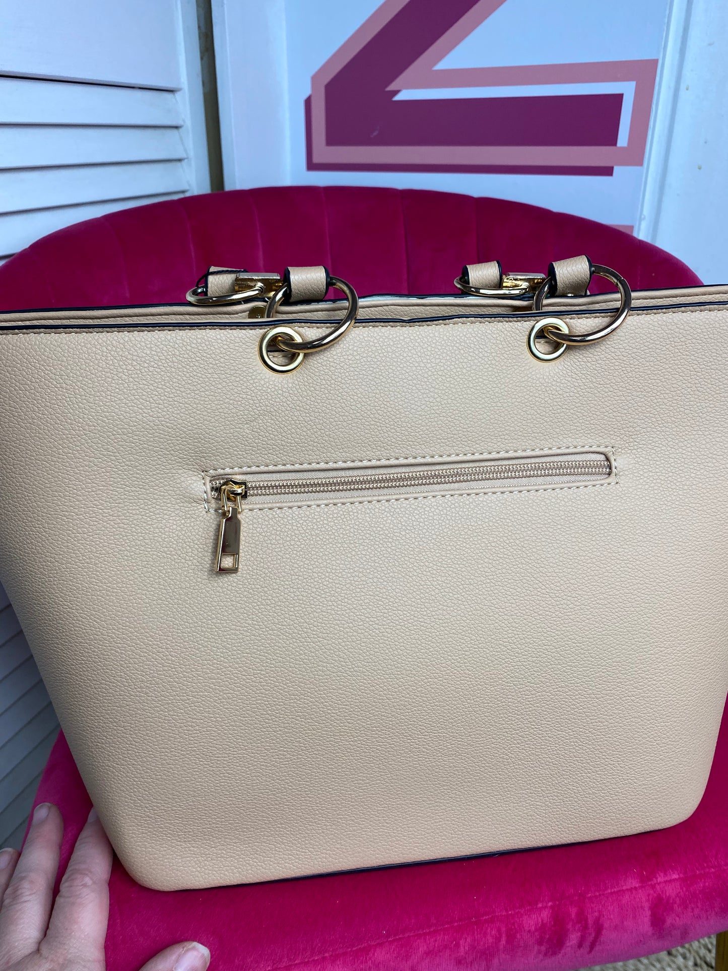 Full Size Satchel Purse Shoulder Bag (2 Colours)