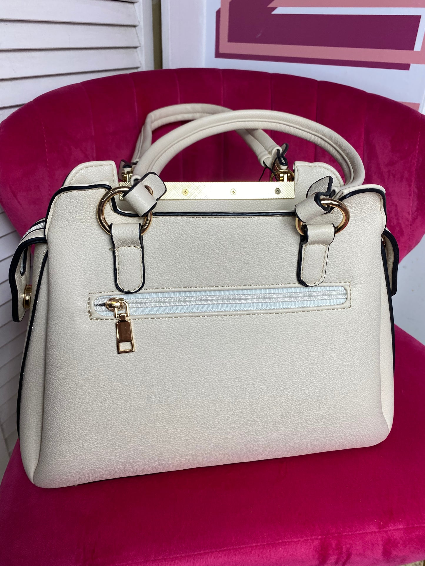 Bolso tipo cartera con diamantes de imitación (2 colores)
