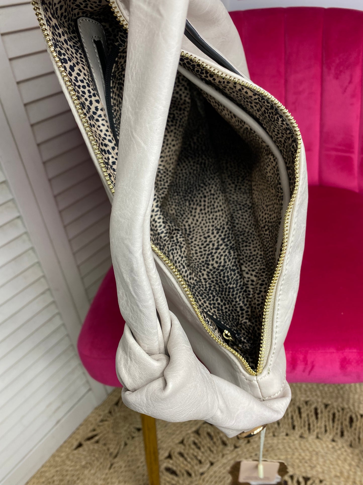 Bolso Hobo con nudo para el fin de semana