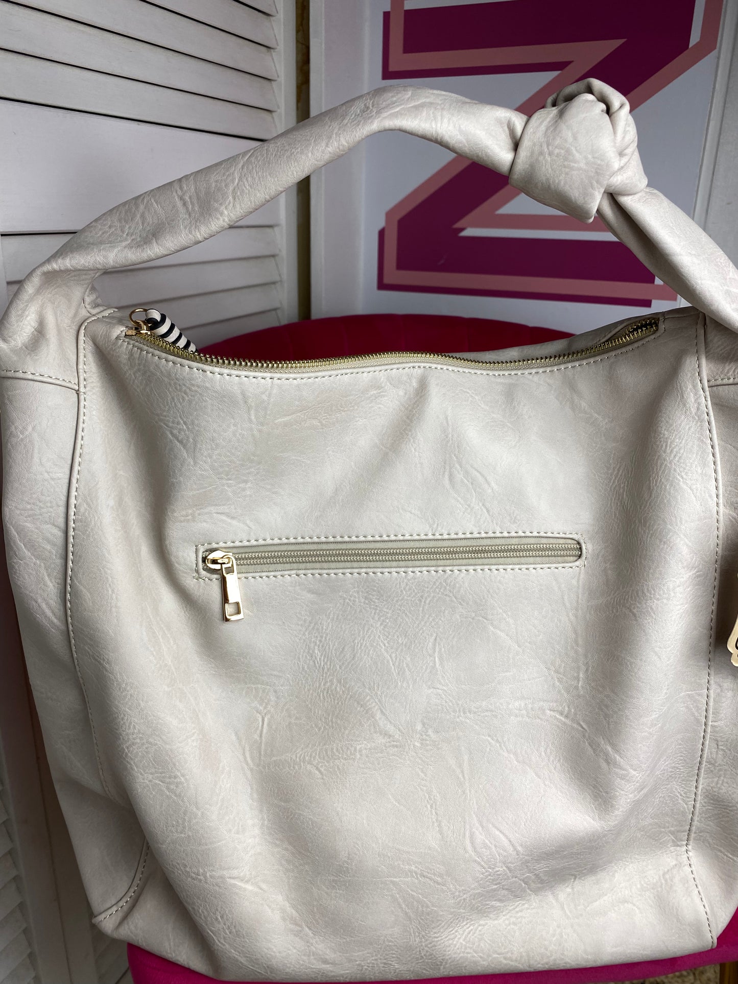 Bolso Hobo con nudo para el fin de semana