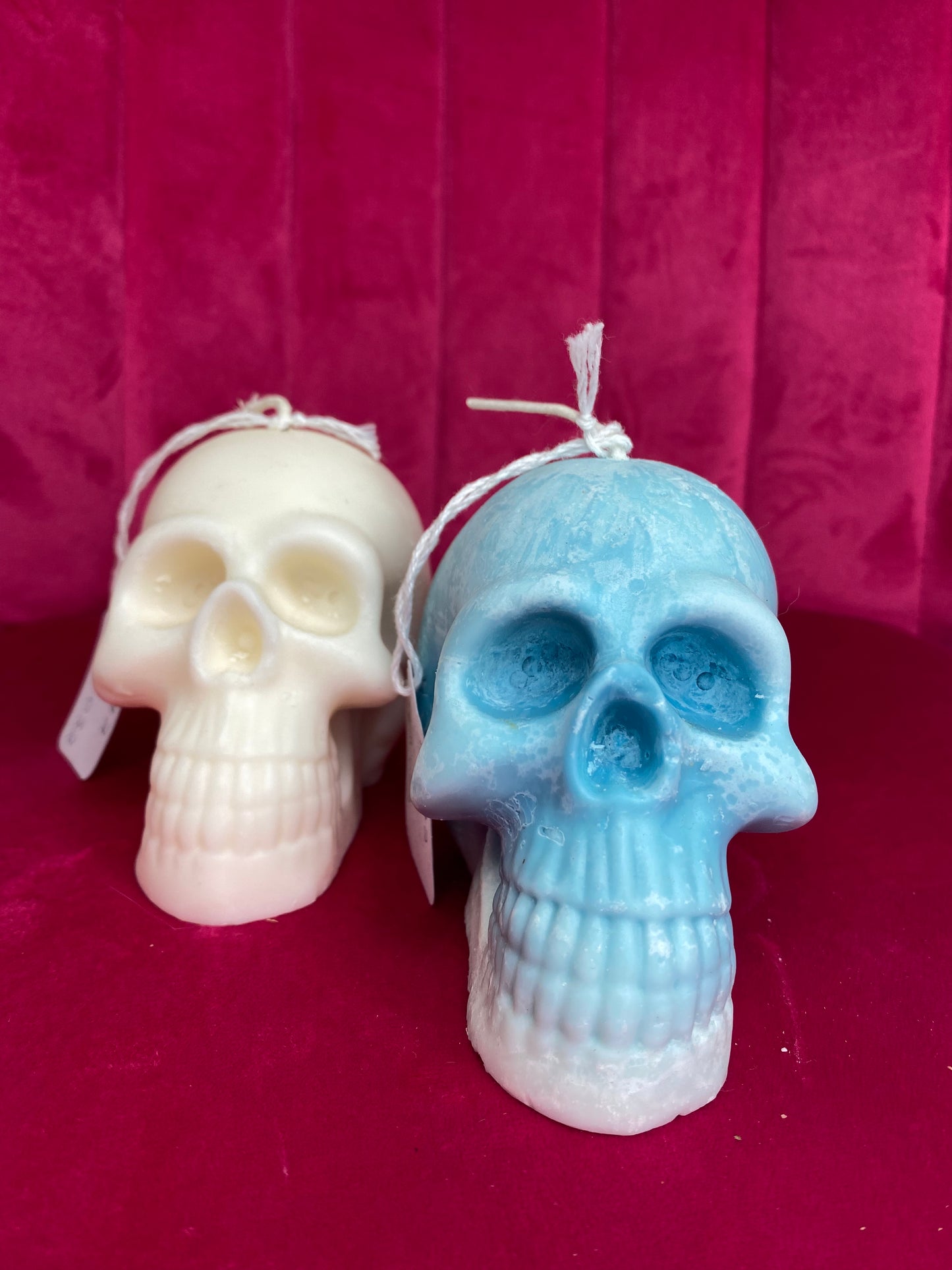 Skull Shaped Hand Poured Soy Candle Home Decor