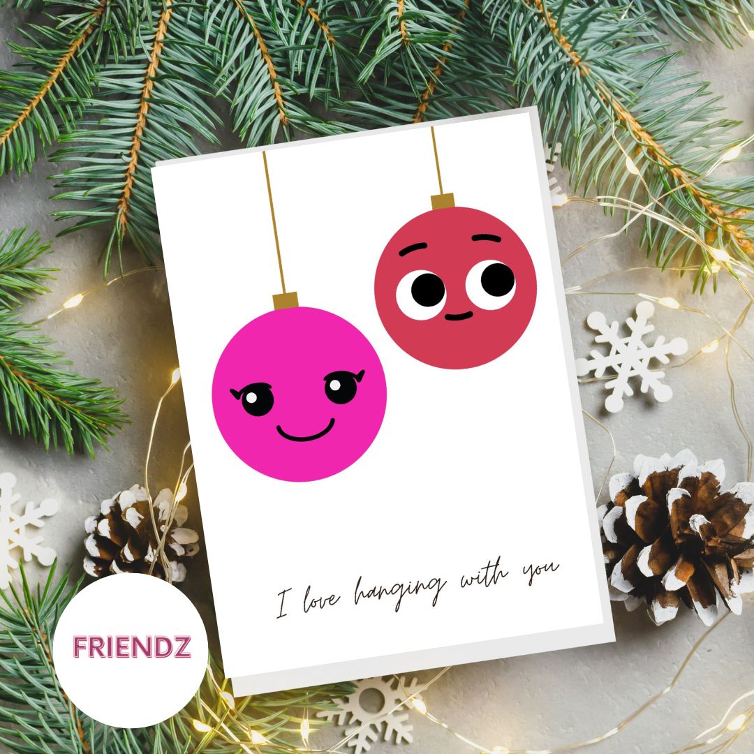 I Love Hanging With You Christmas |Greeting Card