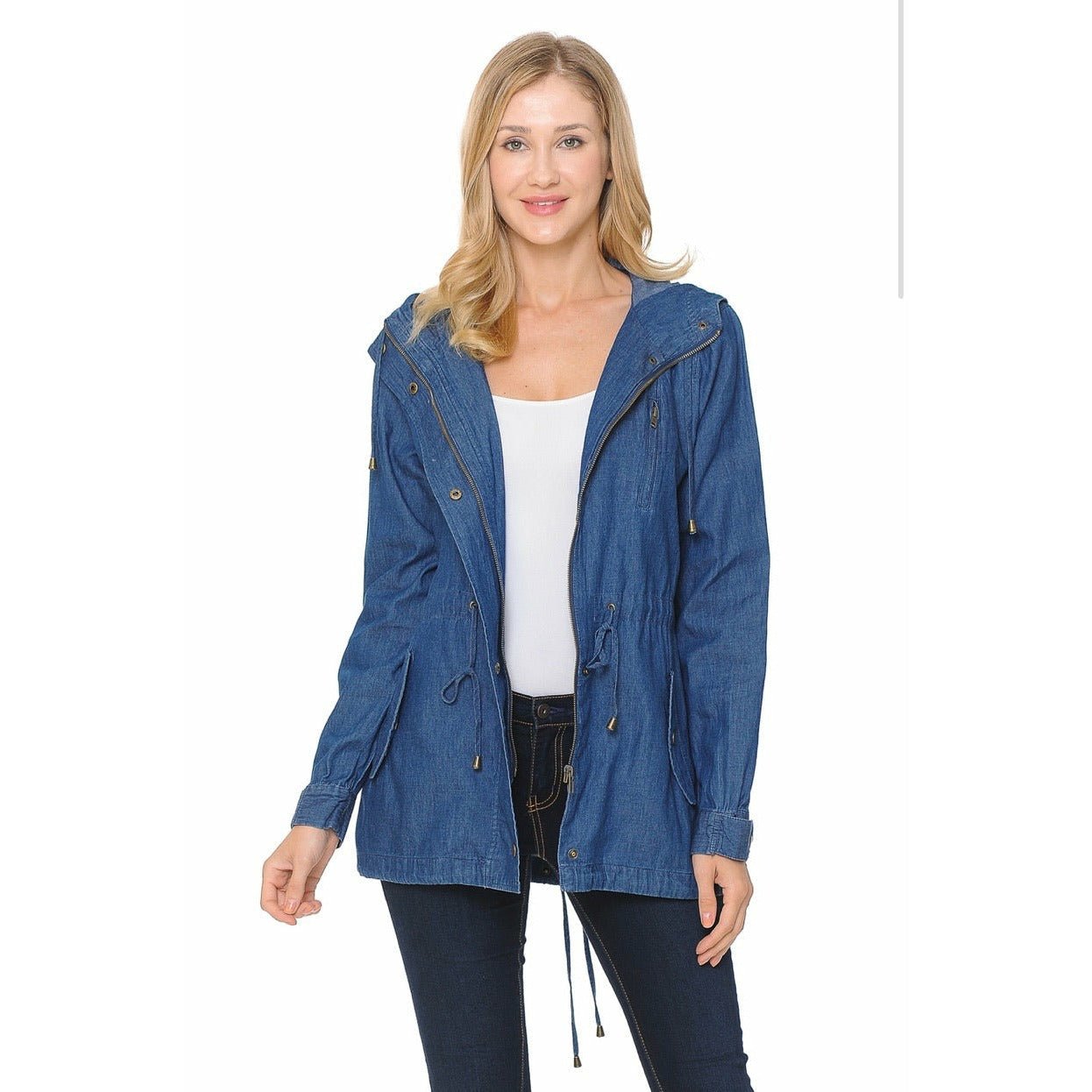 Chaqueta vaquera safari