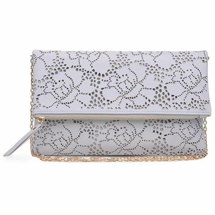 Bolso lateral tipo cartera con medallón de lujo (2 colores)
