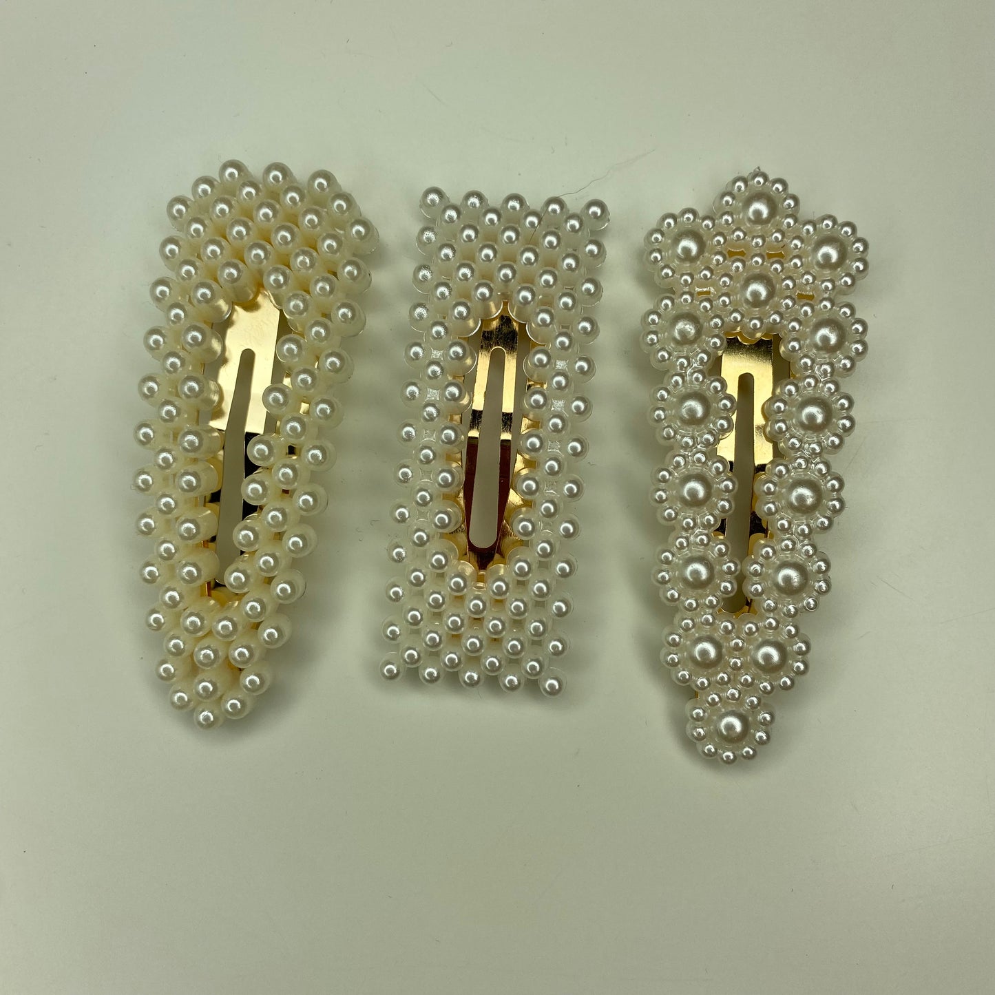 Pinza para el pelo con broche de perla