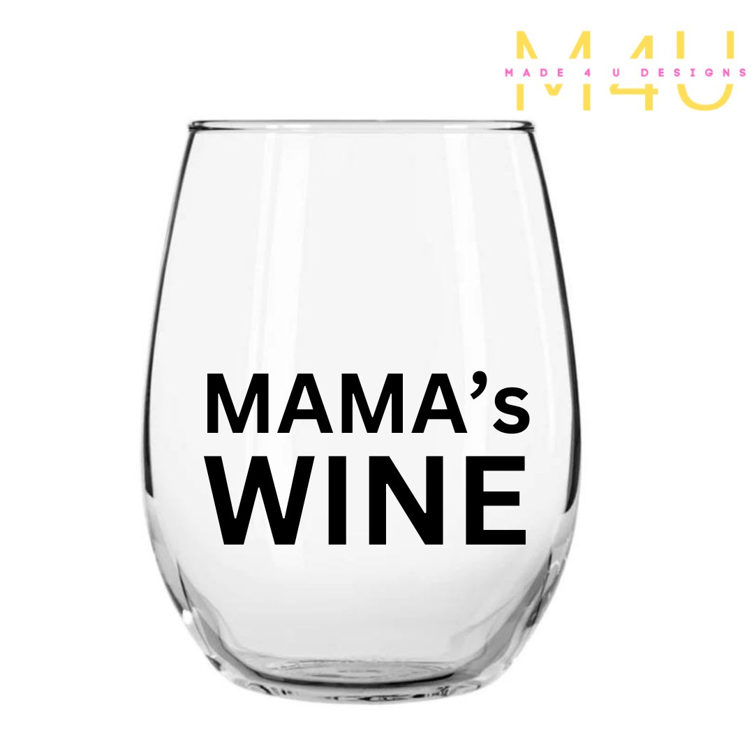 Copa de vino de mamá