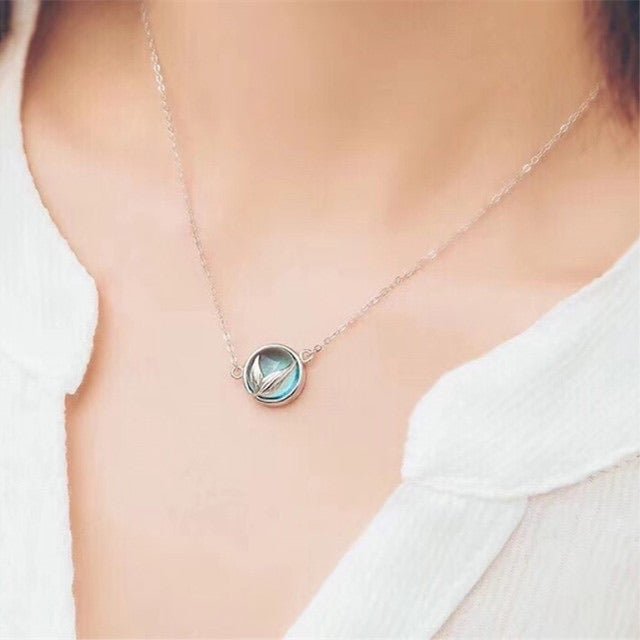 Collar Cuento Pez Sirena Plata 925