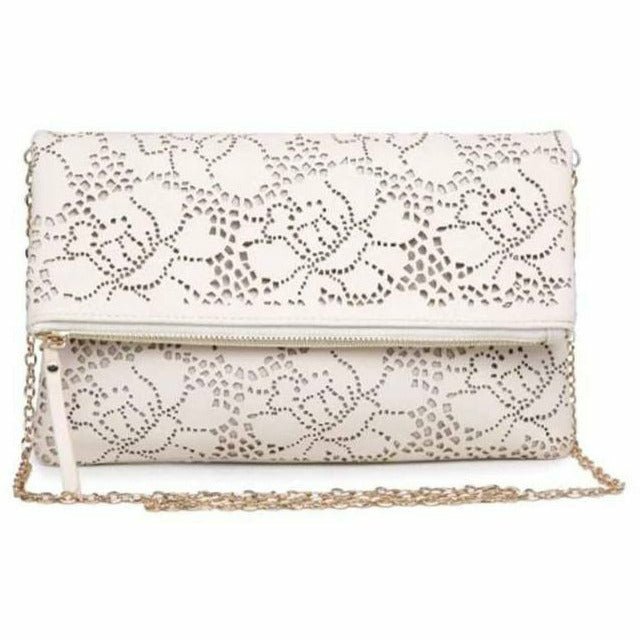 Bolso lateral tipo cartera con medallón de lujo (2 colores)