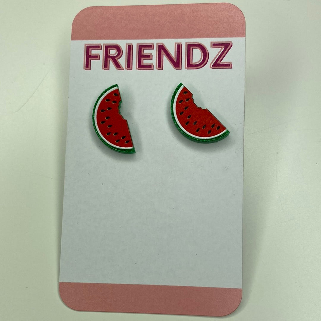 Watermelon Stud Earrings