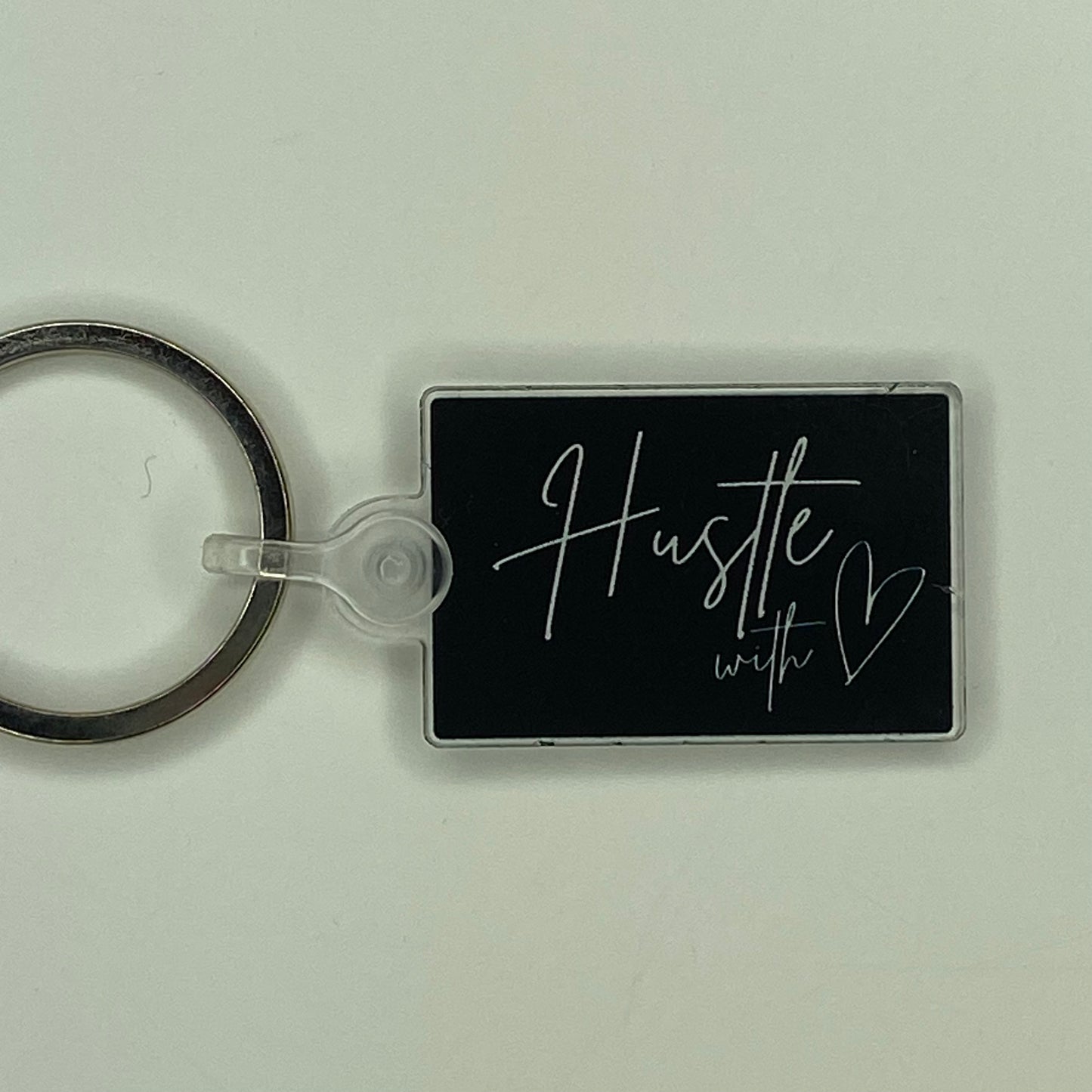 Hustle with Heart Keychain