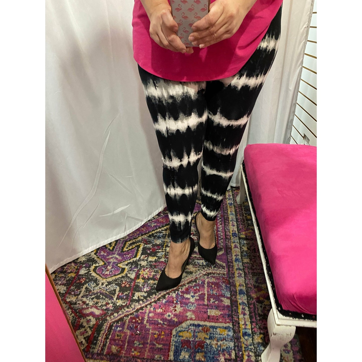 Leggings eléctricos con bloques de color
