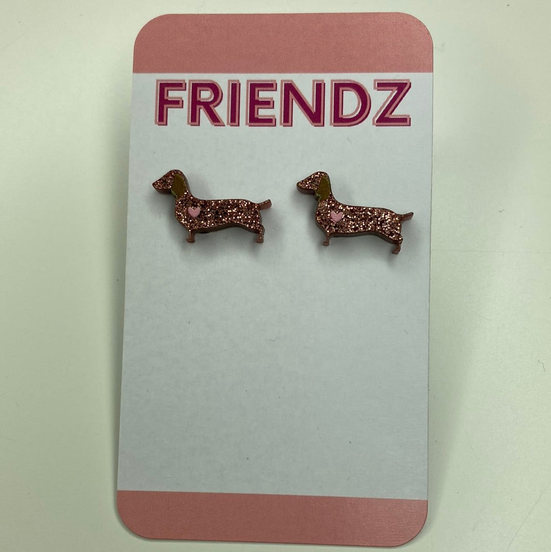 Boucles D'oreilles Tiges Shelby Doxie Teckel
