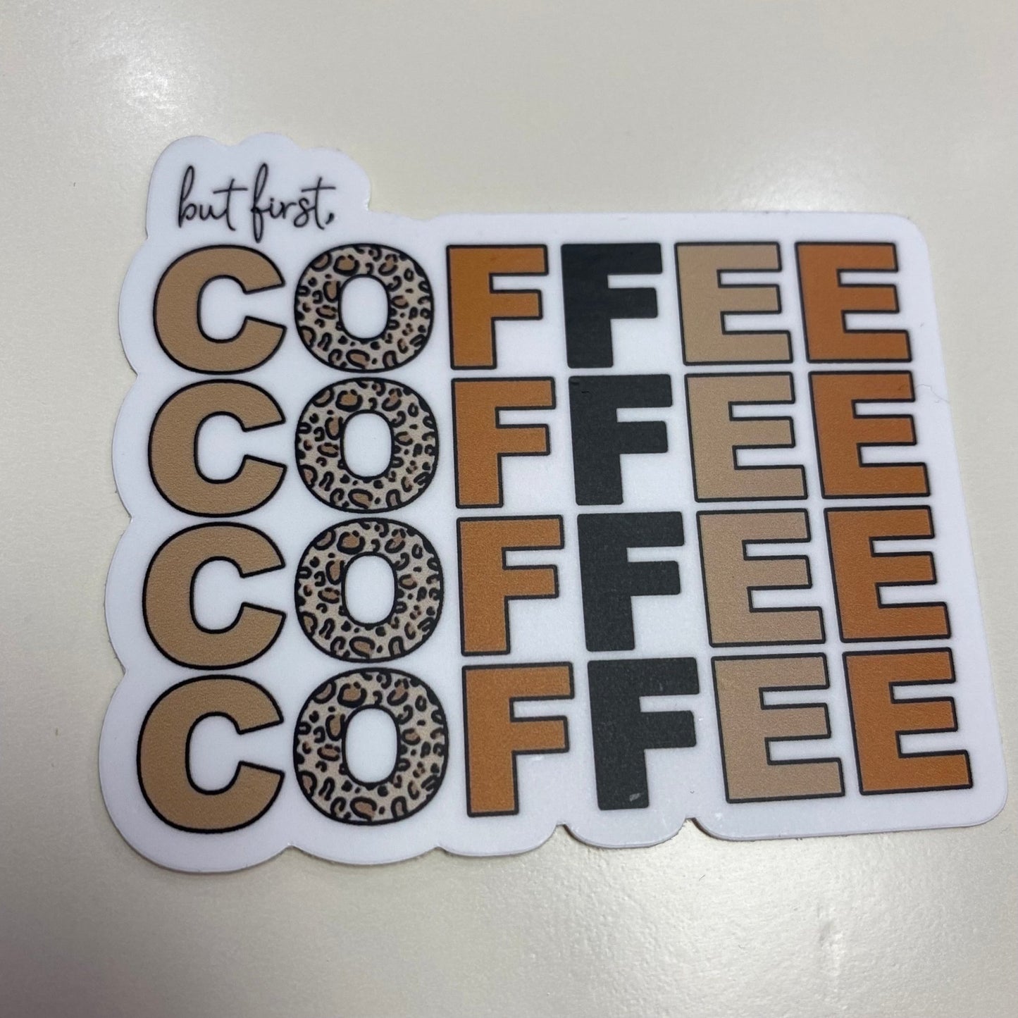 Pero primero cafe Pegatina