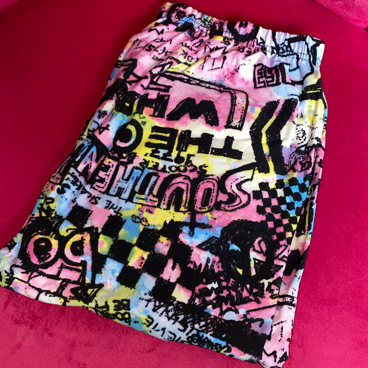 Leggings pour adultes avec motif graffiti Tye Dye