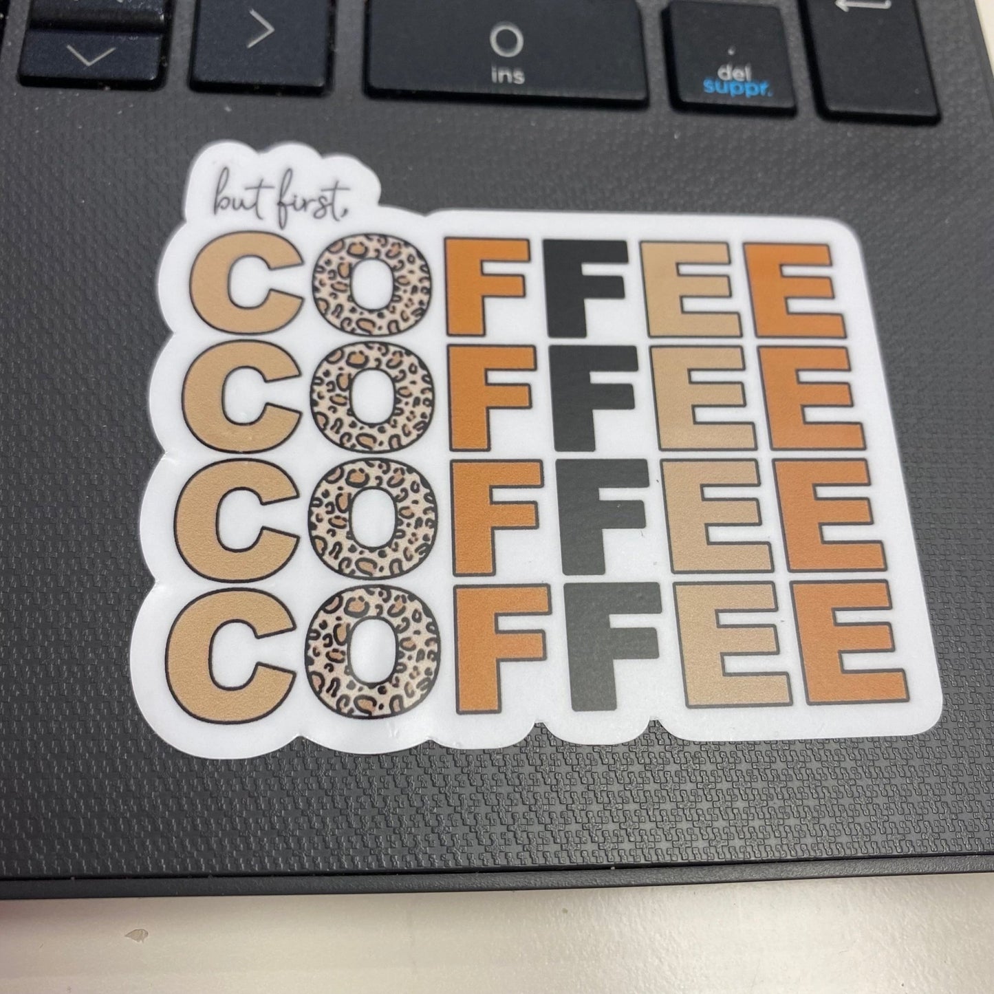 Pero primero cafe Pegatina