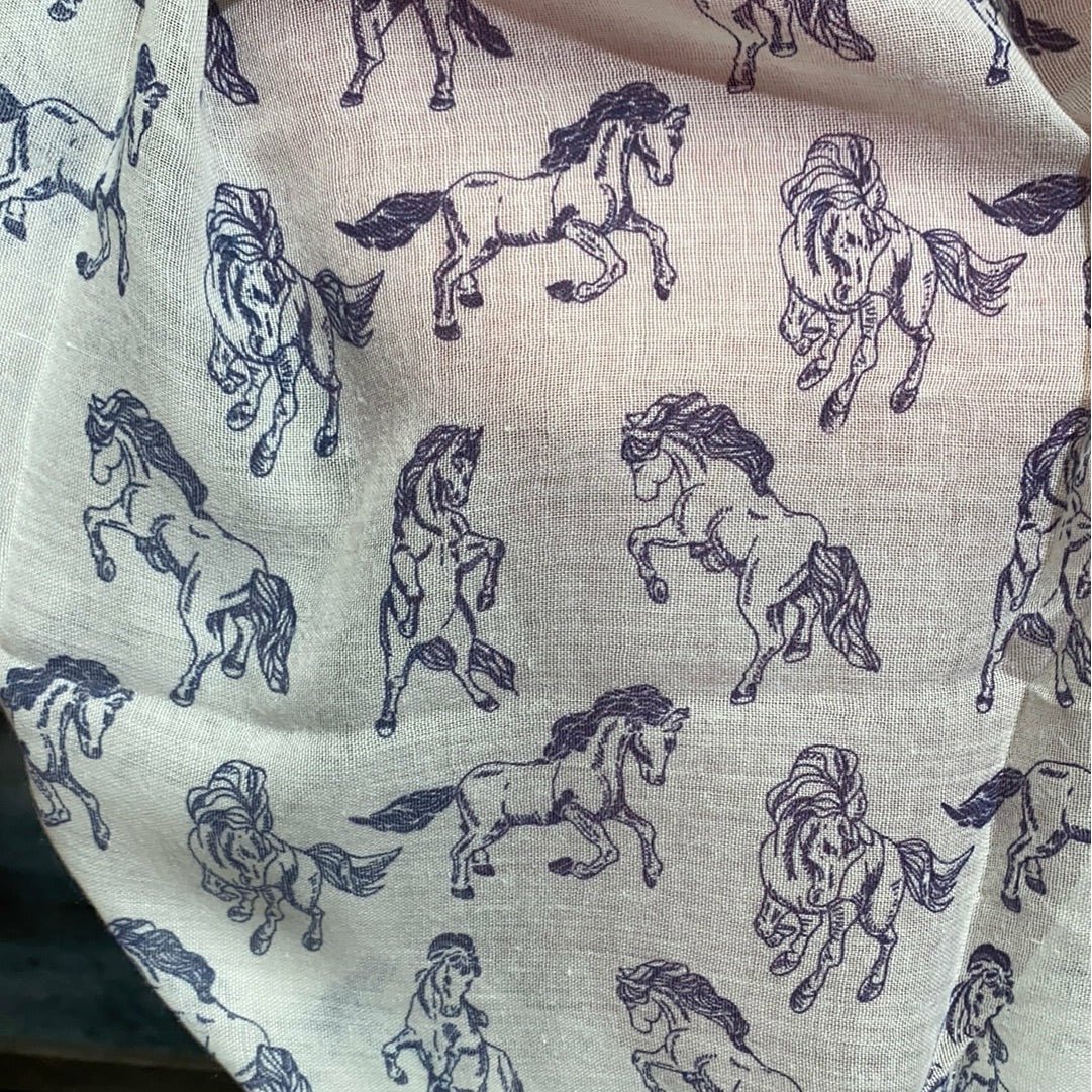 Bufanda Infinity Caballo Marfil o Gris