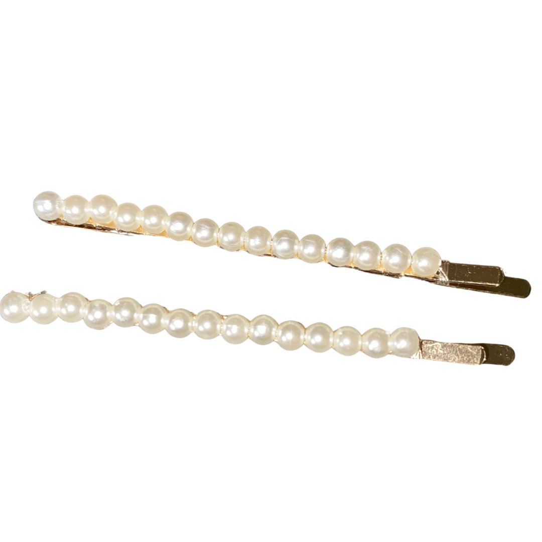 Beaded Bobby Style Hair Pins