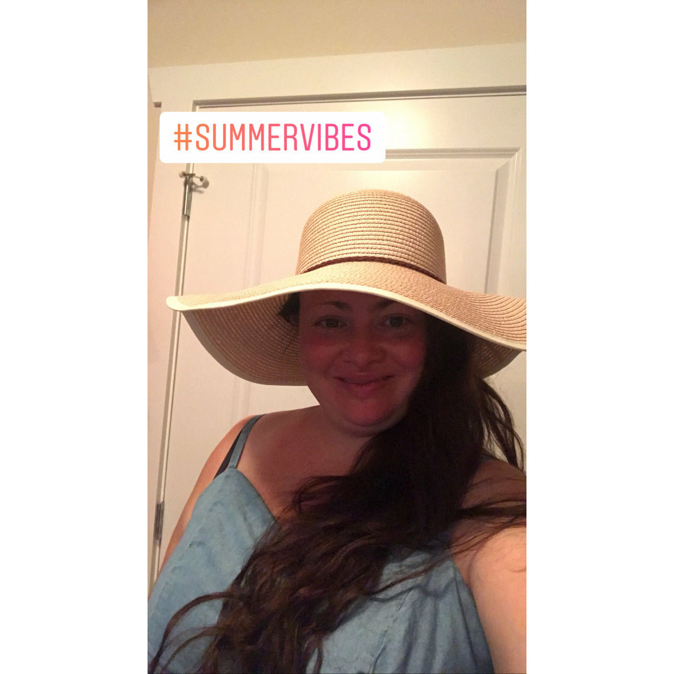 Wide Brim Floppy Straw Hat