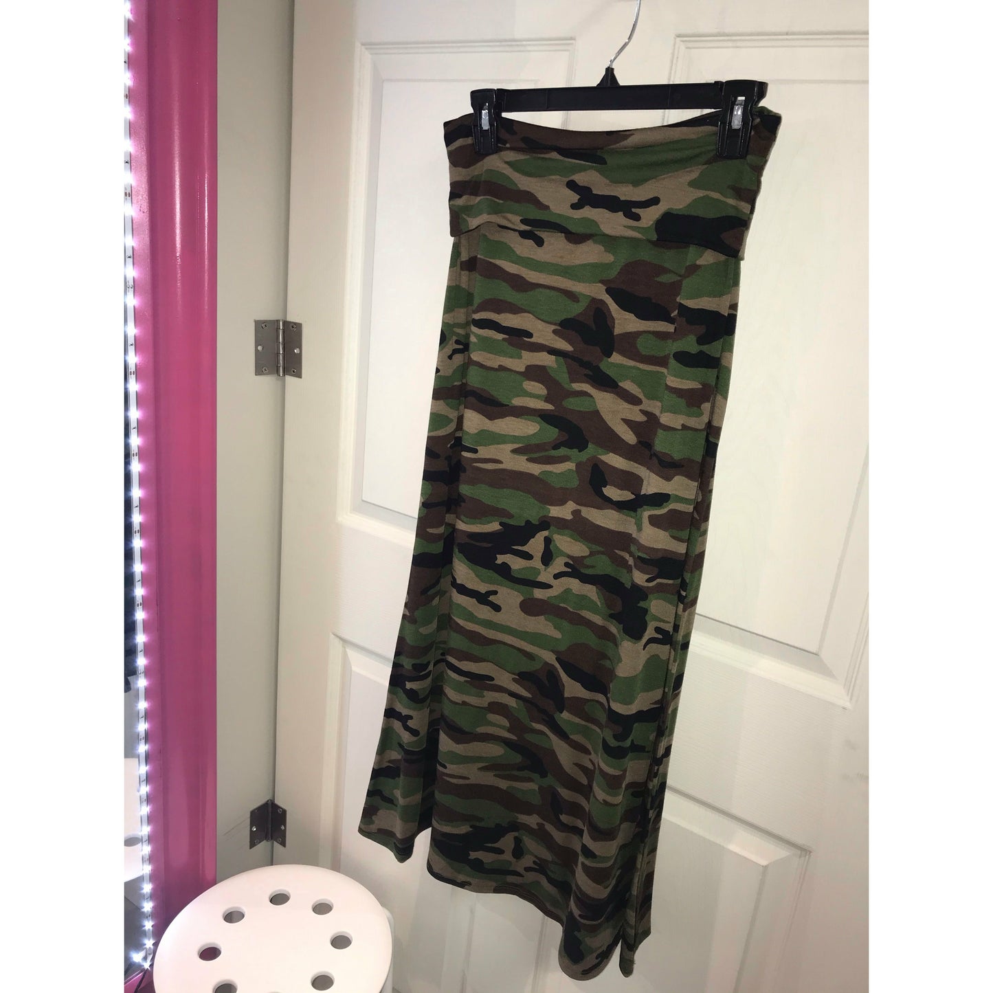 Falda larga de camuflaje