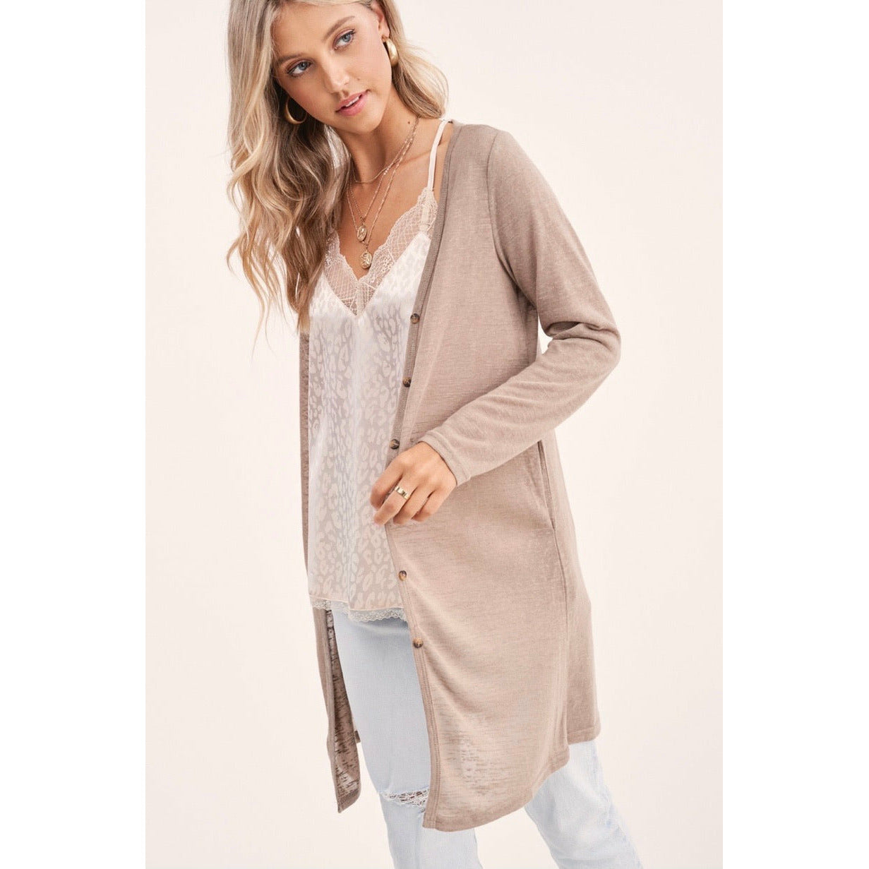 VENTE FINALE Haut cardigan boutonné PETIT modèle
