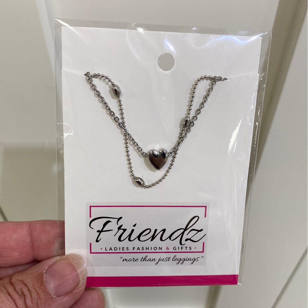 Collier Double Coeur